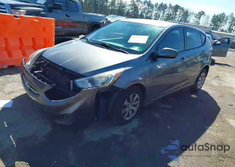 2015 Hyundai Accent Gs z USA, uszkodzony, nr VIN KMHCT5AE6FU222938
